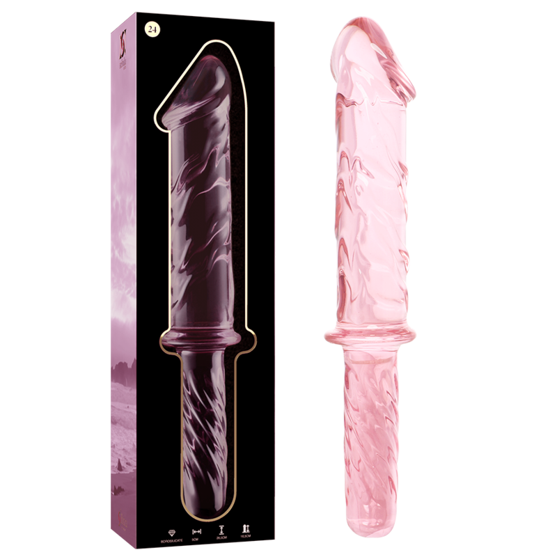 Plug Anale in Vetro Borosilicato Nebula Series Modello 24 — 28.5 cm