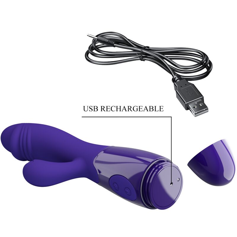 Vibratore Rabbit Punto G e Clitoride Pretty Love Snappy Youth