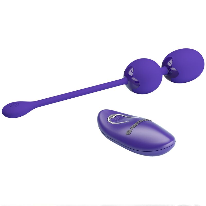 Sfere Vaginali Vibranti con Telecomando Pretty Love — Viola