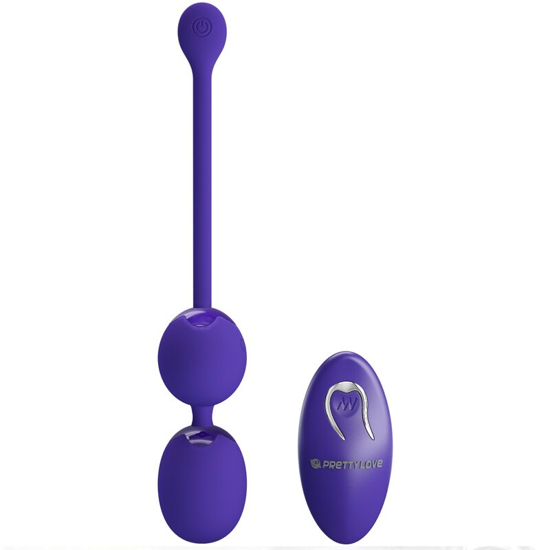 Sfere Vaginali Vibranti con Telecomando Pretty Love — Viola