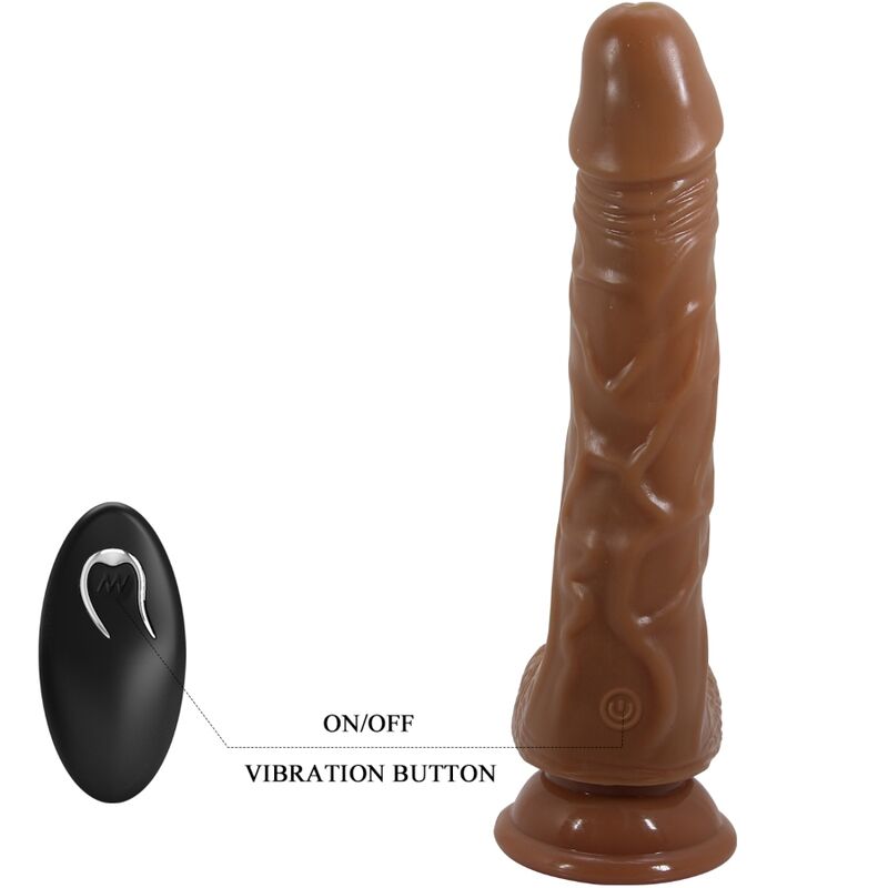Dildo Realistico Vibrante con Ventosa Baile Bodach — 7 Modalità