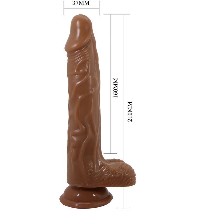 Dildo Realistico Vibrante con Ventosa Baile Bodach — 7 Modalità