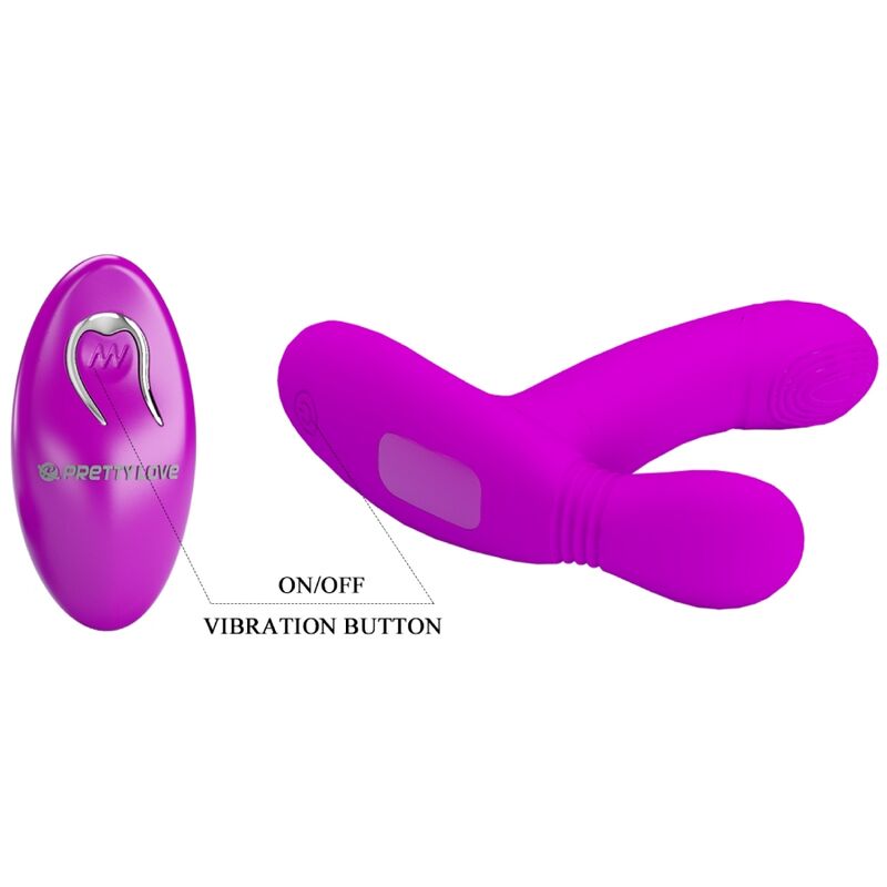 Vibratore Rabbit Pretty Love Geri — Telecomando, Rosa