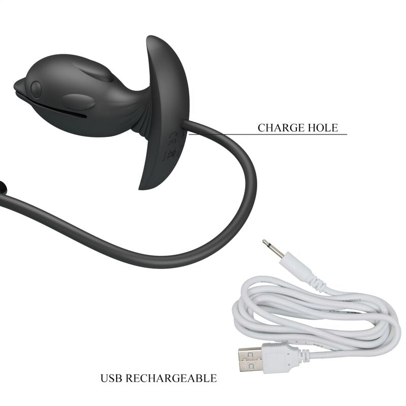 Plug Anale Gonfiabile Vibrante Pretty Love Delfin — Ricaricabile