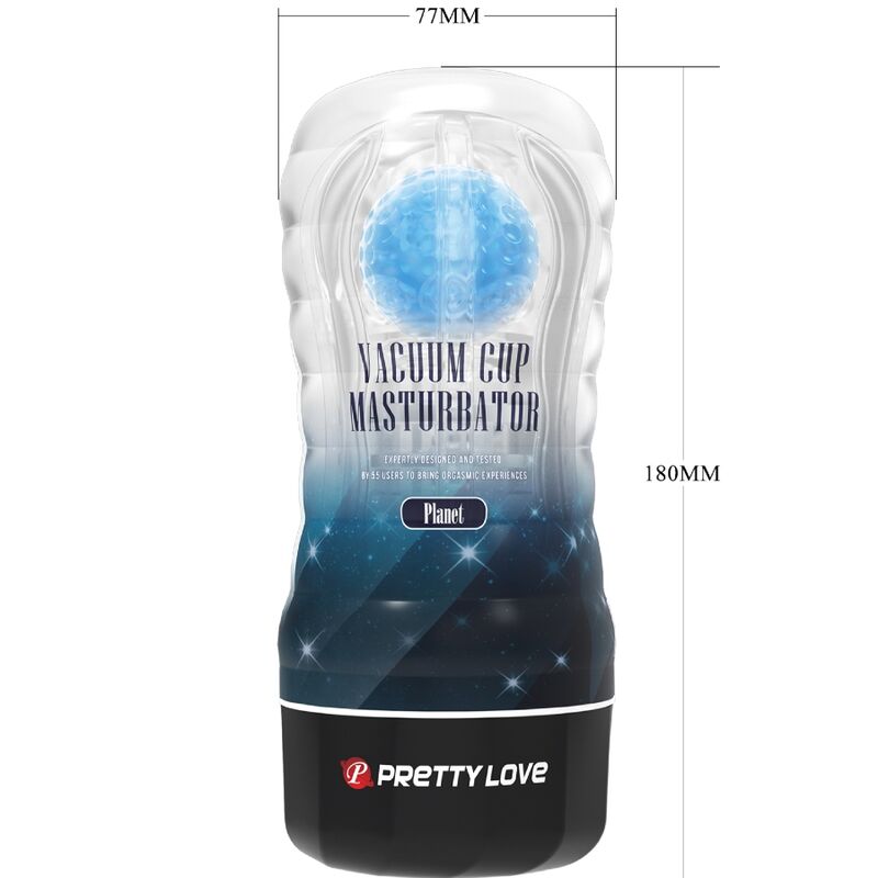 Masturbatore Maschile Pretty Love Planet Blue — Tazza Rotante