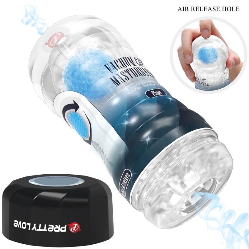 Masturbatore Maschile Pretty Love Planet Blue — Tazza Rotante