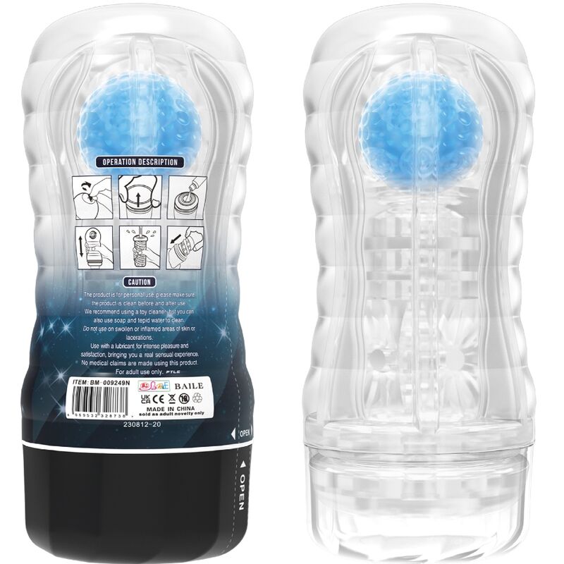 Masturbatore Maschile Pretty Love Planet Blue — Tazza Rotante