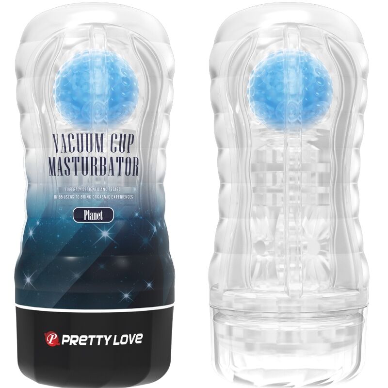 Masturbatore Maschile Pretty Love Planet Blue — Tazza Rotante