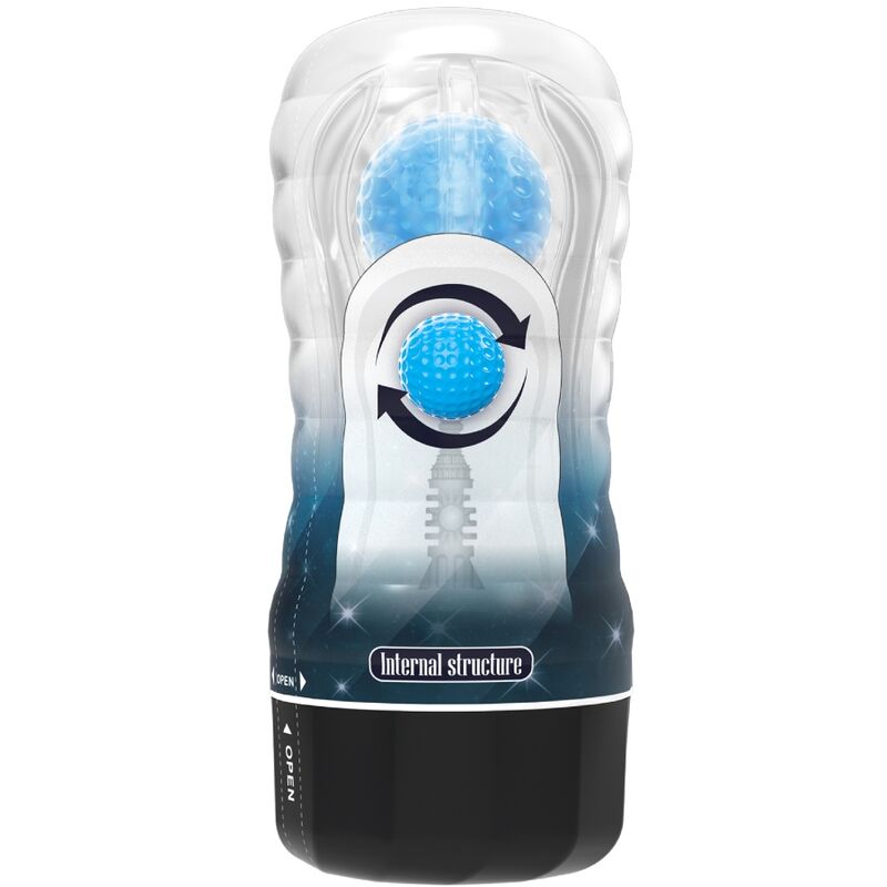 Masturbatore Maschile Pretty Love Planet Blue — Tazza Rotante