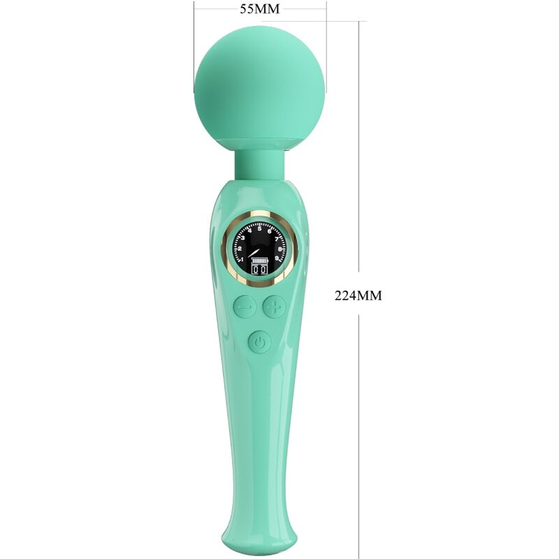 Vibratore Wand Pretty Love Skyler — 10 Modalità, Verde