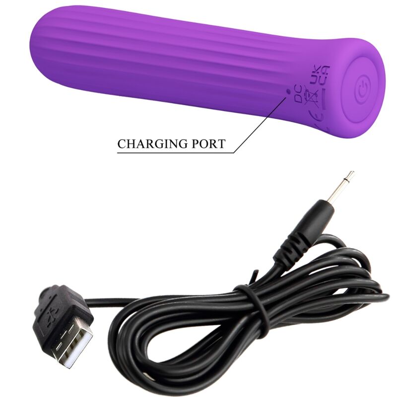 Vibratore Bullet Pretty Love Blanche — Silicone, 12 Modalità