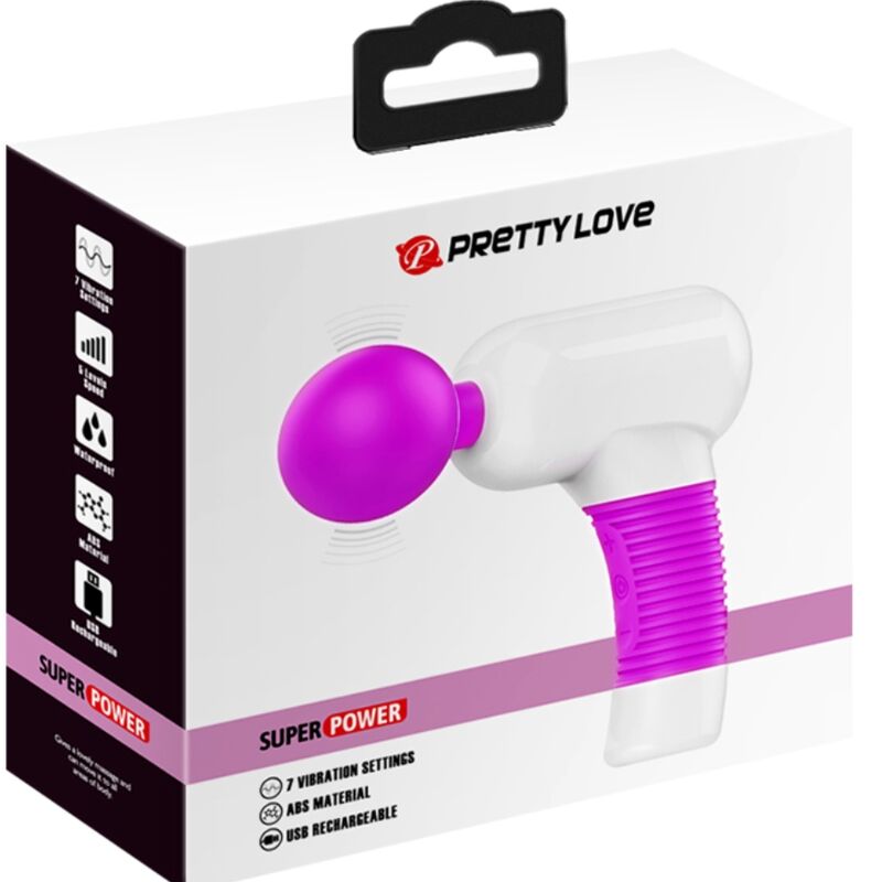 Vibratore Wand Ricaricabile Pretty Love Magic Gun — 7 Funzioni