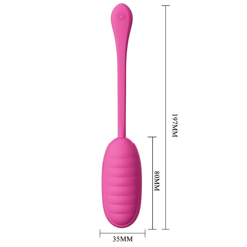 Uovo Vibrante con App Pretty Love Catalina — 12 Modalità, Rosa