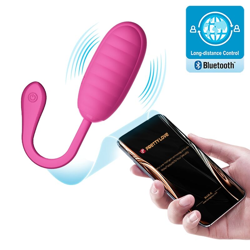 Uovo Vibrante con App Pretty Love Catalina — 12 Modalità, Rosa