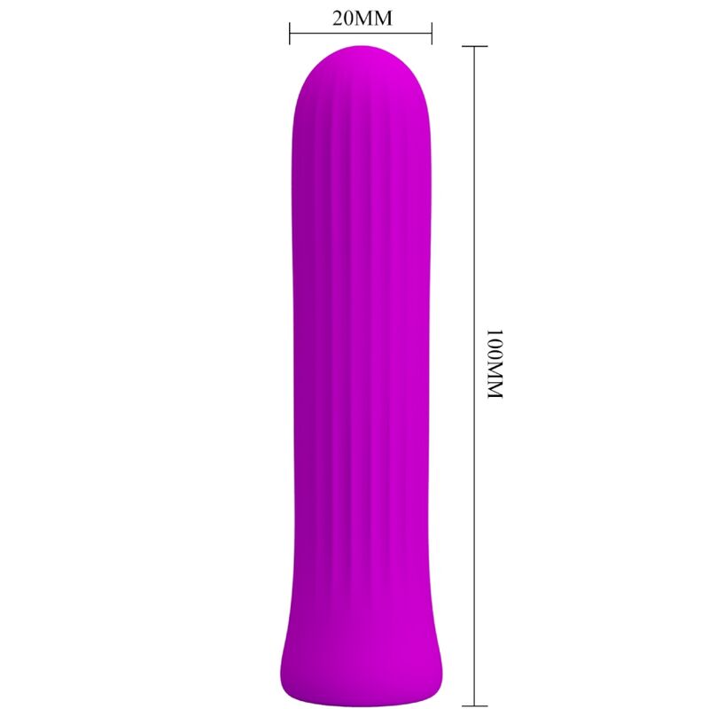 Vibratore Clitoride Pretty Love Blanche — Silicone, 12 Modalità