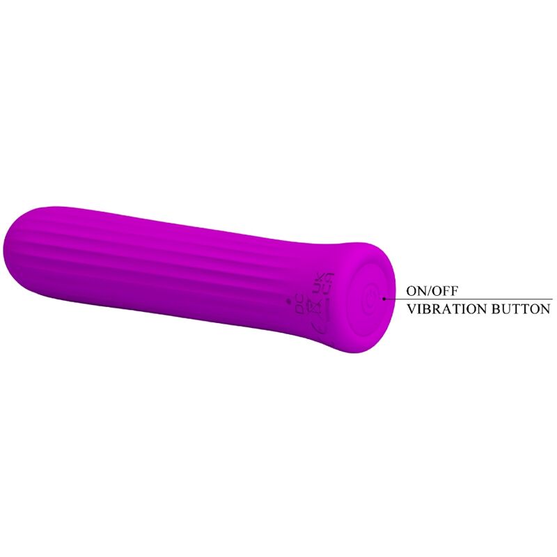 Vibratore Clitoride Pretty Love Blanche — Silicone, 12 Modalità