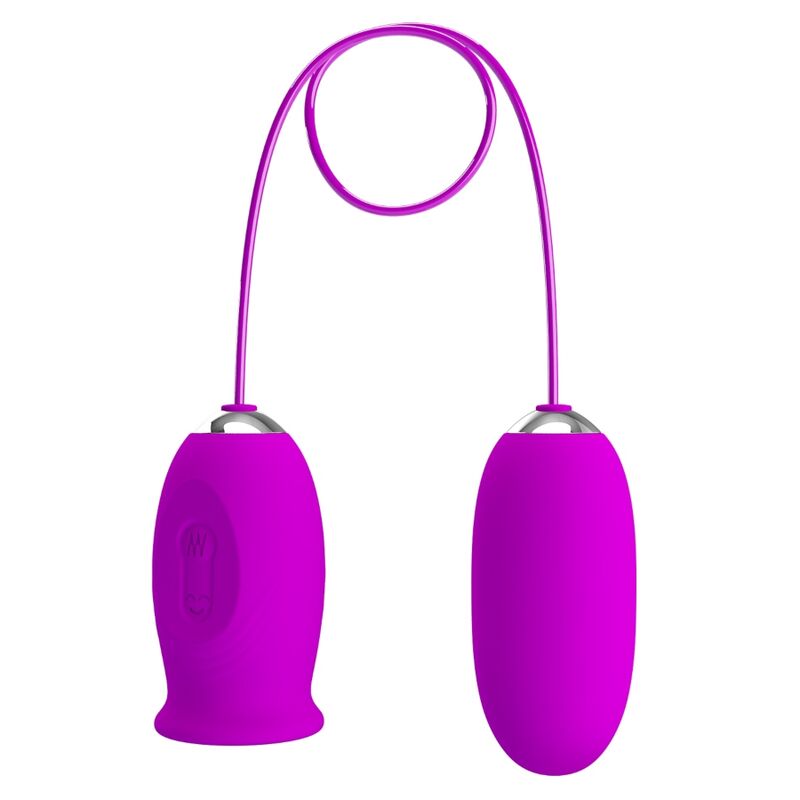 Uovo Vibrante con Leccatura Pretty Love Daisy Dual — 12 Modalità