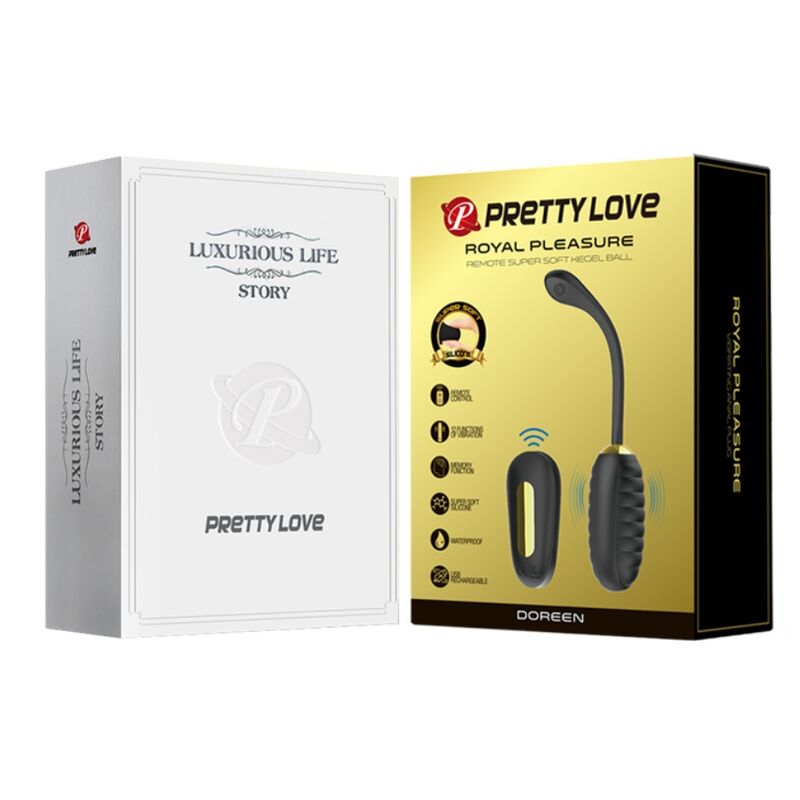 Uovo Vibrante con Telecomando Pretty Love Doreen — Nero
