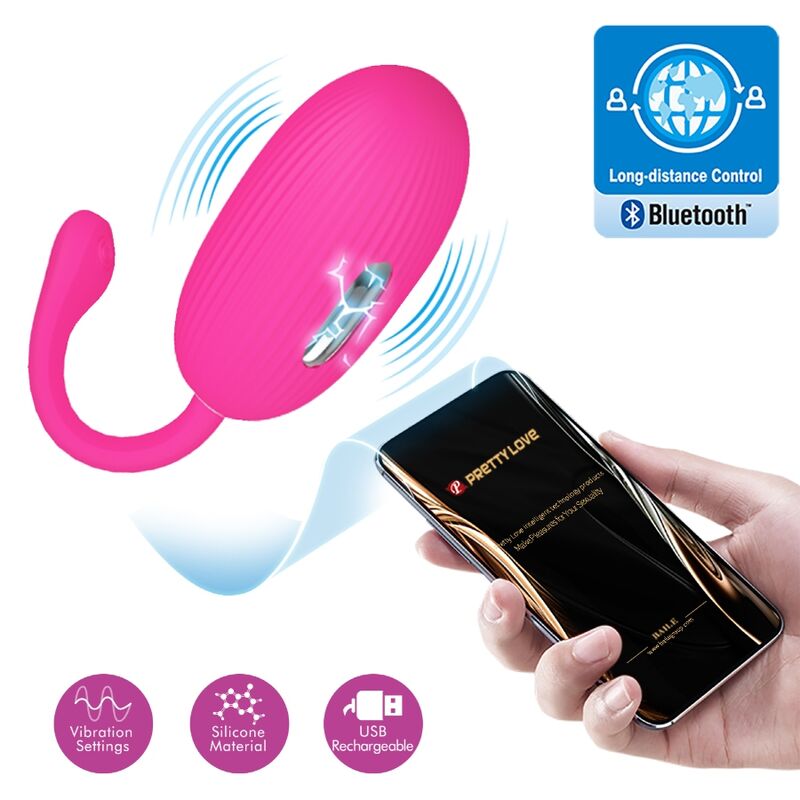 Uovo Vibrante con App Pretty Love Doreen — Ricaricabile