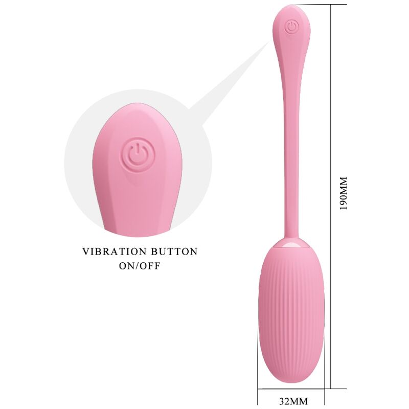 Uovo Vibrante Ricaricabile Pretty Love Doreen — Silicone