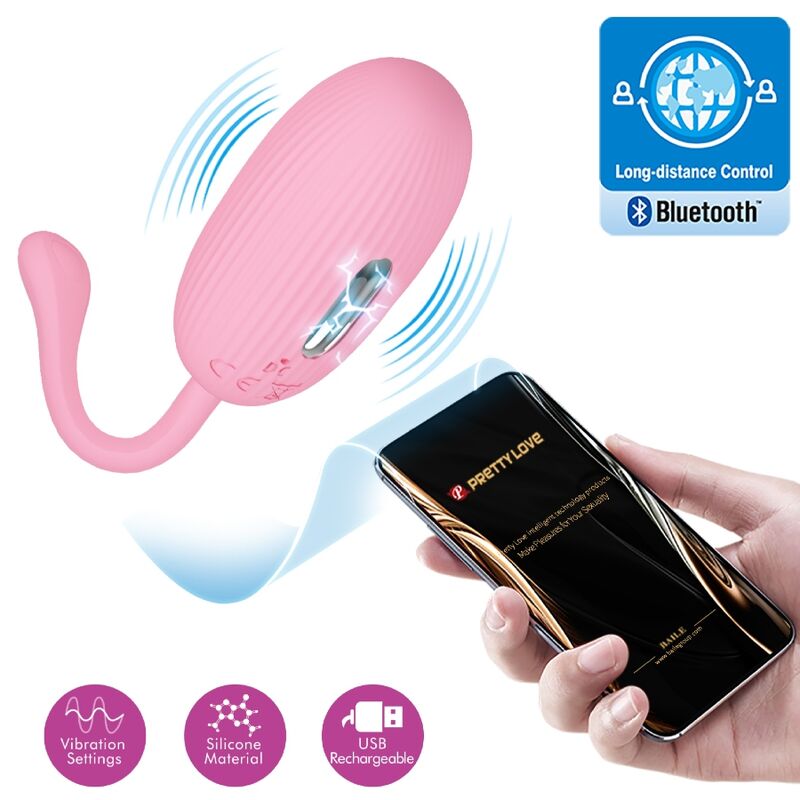 Uovo Vibrante Ricaricabile Pretty Love Doreen — Silicone