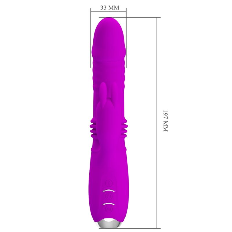 Vibratore Rabbit Pretty Love Dorothy — 12 Modalità, Viola
