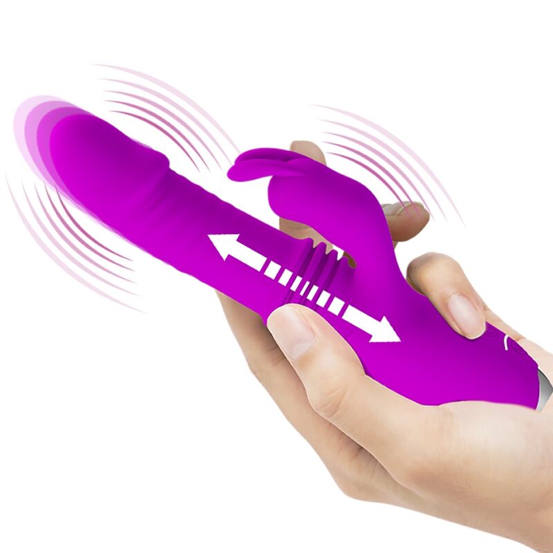 Vibratore Rabbit Pretty Love Dorothy — 12 Modalità, Viola