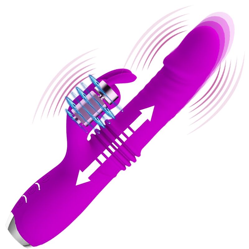 Vibratore Rabbit Pretty Love Dorothy — 12 Modalità, Viola