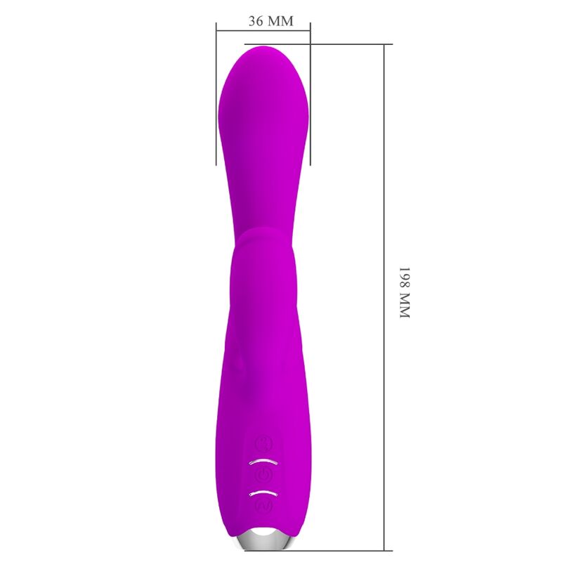 Vibratore Rabbit Punto G Pretty Love Gloria — Silicone, Viola