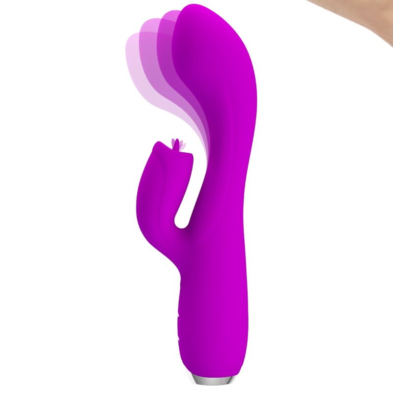 Vibratore Rabbit Punto G Pretty Love Gloria — Silicone, Viola