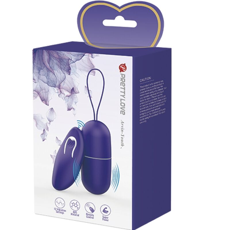 Uovo Vibrante con Telecomando Pretty Love Arvin — Viola
