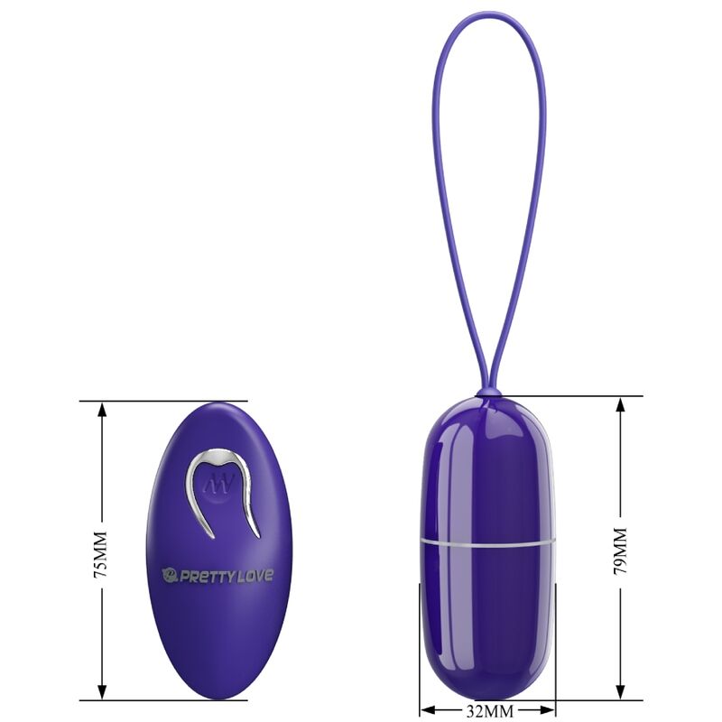 Uovo Vibrante con Telecomando Pretty Love Arvin — Viola