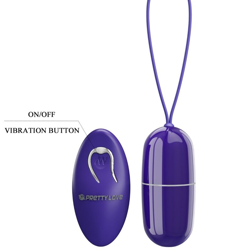 Uovo Vibrante con Telecomando Pretty Love Arvin — Viola