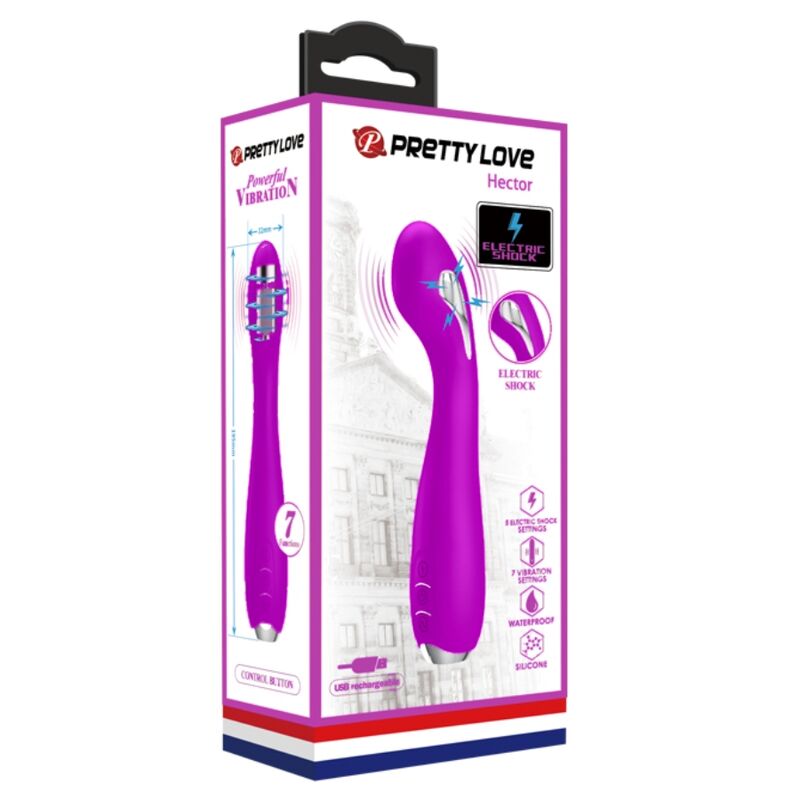 Vibratore Punto G Elettrostimolatore Pretty Love Hector — 15 Funzioni