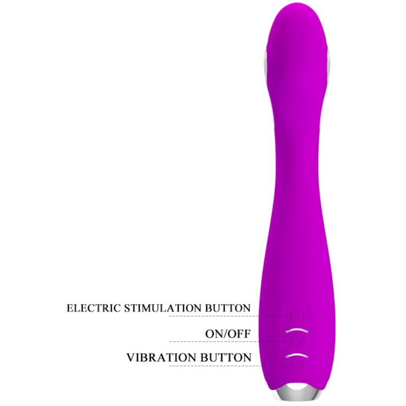 Vibratore Punto G Elettrostimolatore Pretty Love Hector — 15 Funzioni
