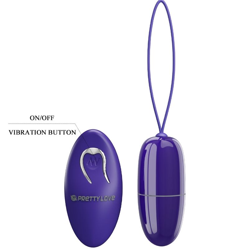 Uovo Vibrante con Telecomando Pretty Love Selkie — 12 Modalità