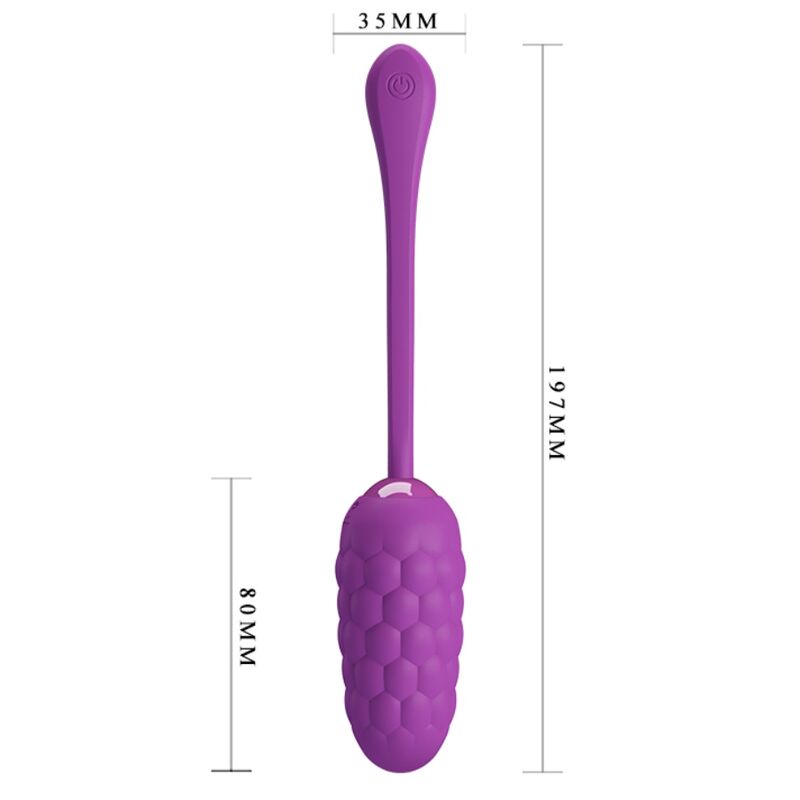 Uovo Vibrante Ricaricabile Pretty Love Smart — 12 Funzioni, Viola
