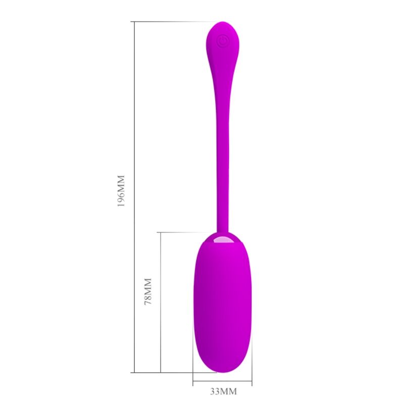 Uovo Vibrante Ricaricabile Pretty Love Julius — Viola