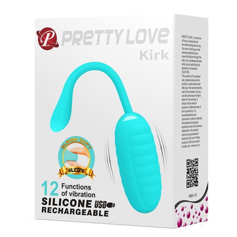 Uovo Vibrante Ricaricabile Pretty Love Kirk — Verde