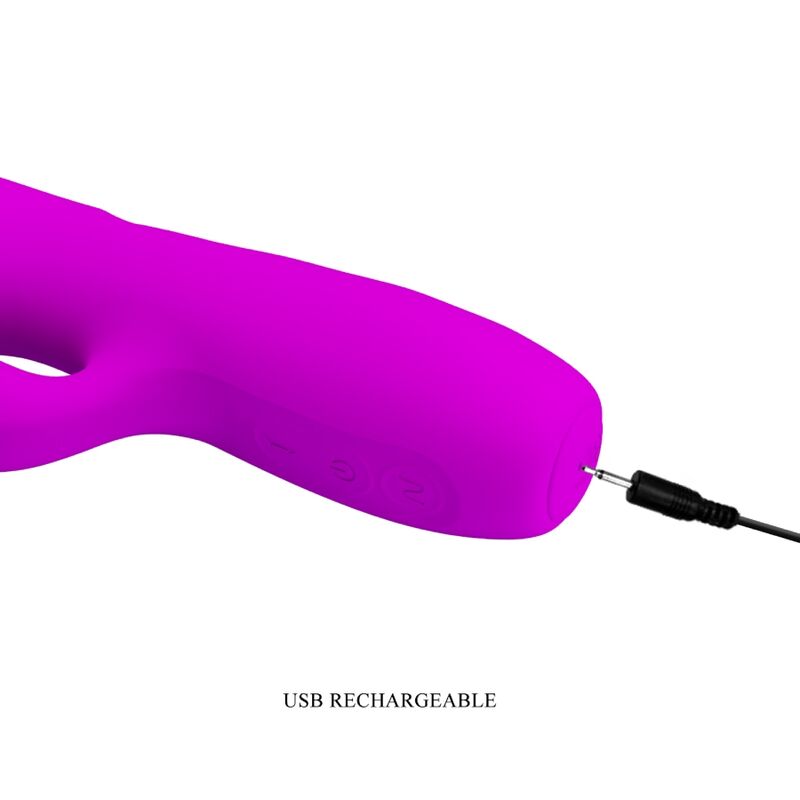 Vibratore Rabbit Ricaricabile Pretty Love Melanie — Viola