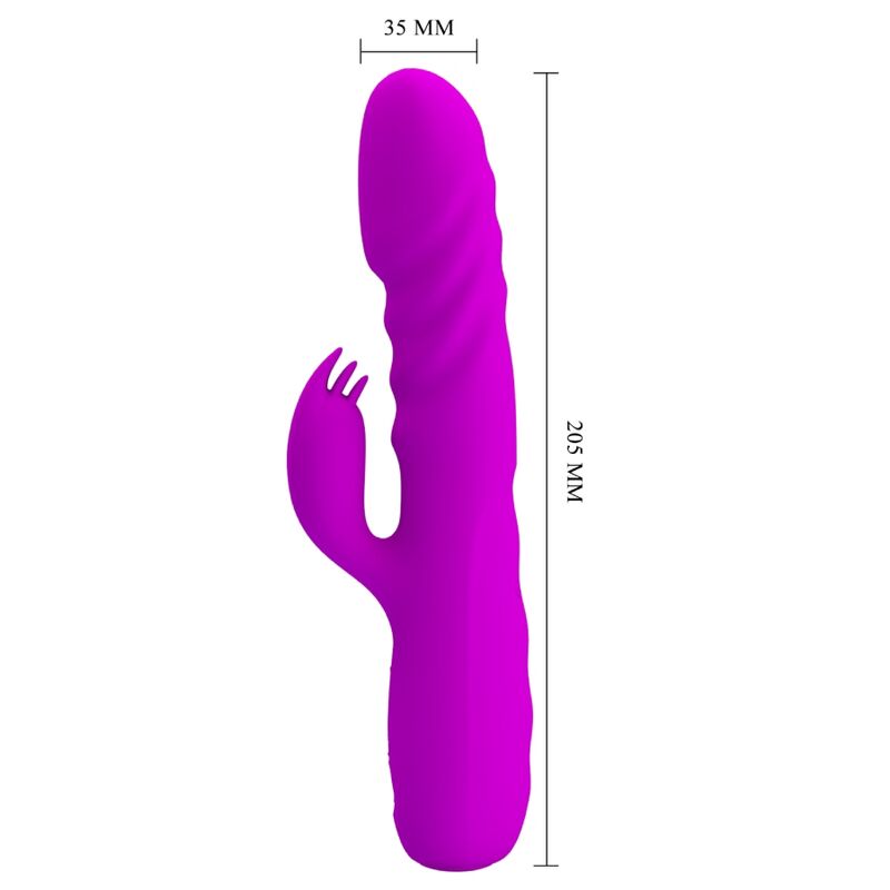 Vibratore Rabbit Ricaricabile Pretty Love Melanie — Viola
