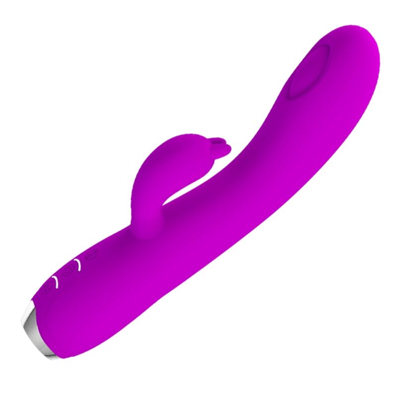 Vibratore Rabbit Pulsante Pretty Love Regina — Viola, Ricaricabile