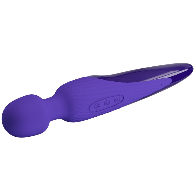 Vibratore Wand con Calore Pretty Love Antony — Silicone, 7 Modi