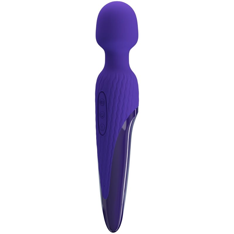 Vibratore Wand con Calore Pretty Love Antony — Silicone, 7 Modi