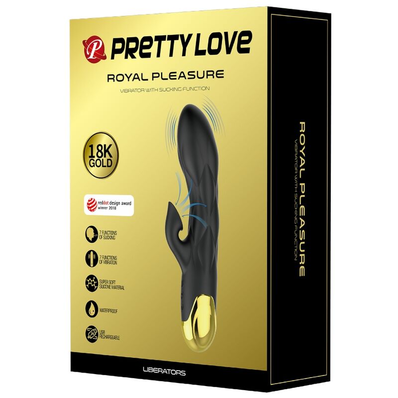 Succhia Clitoride Vibrante Pretty Love Liberator — 7 Modalità