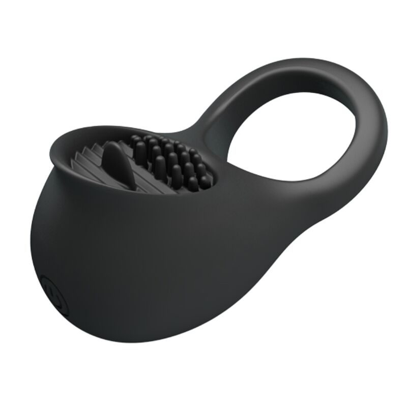 Anello Fallico Vibrante Pretty Love — Stimolatore Linguale, Silicone