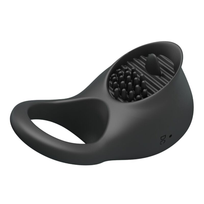 Anello Fallico Vibrante Pretty Love — Stimolatore Linguale, Silicone