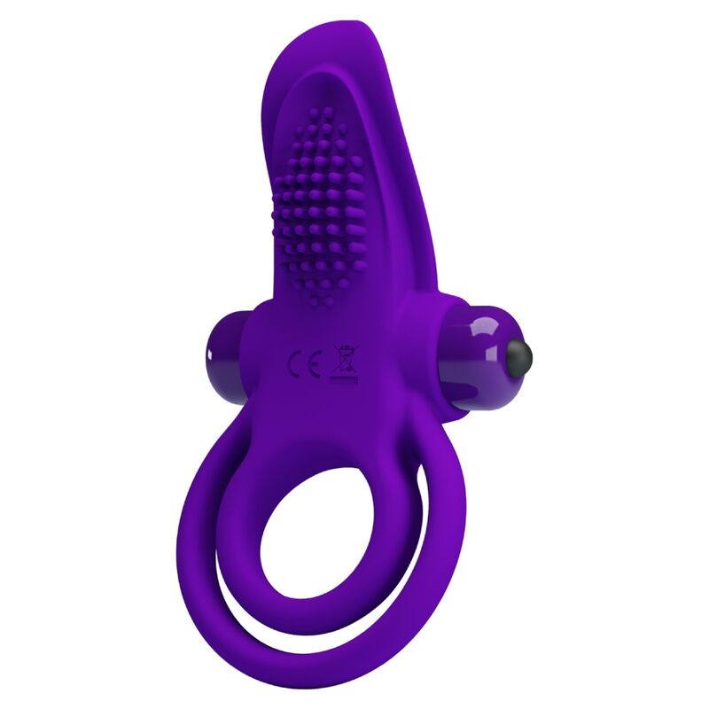 Anello Fallico Vibrante Pretty Love — Silicone, 10 Modalità