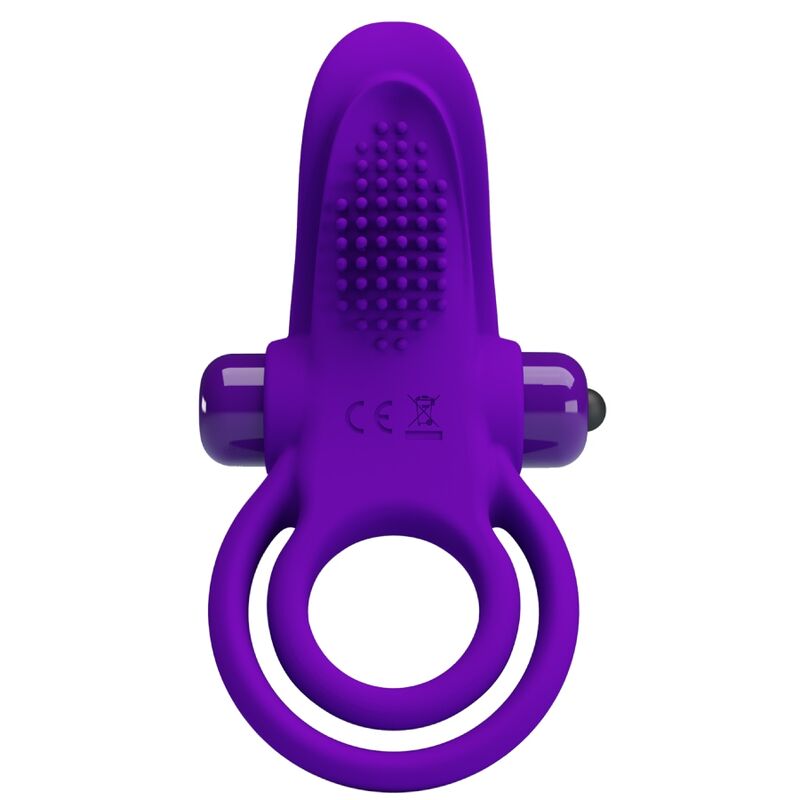 Anello Fallico Vibrante Pretty Love — Silicone, 10 Modalità