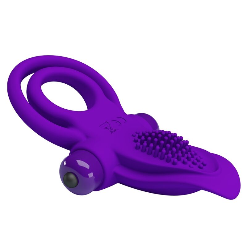 Anello Fallico Vibrante Pretty Love — Silicone, 10 Modalità